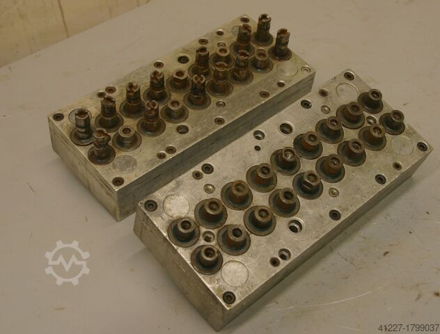 Multi-spindle head 18 drill bits Nottmeyer 32 Lochabstand