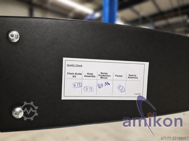 Dvorámy portálový elektrický řetězový kladkostroj Vetter P300 Portalkran 1,6t Krananlage