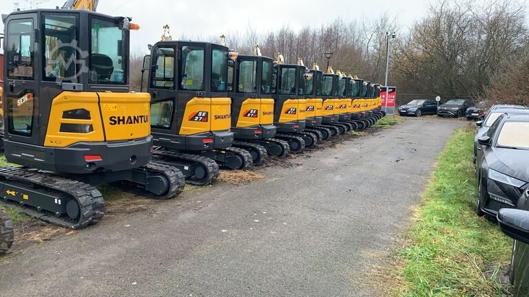 Minibagger SHANTUI SE27SR 2,5t JCB Bobcat Hitachi Sany volv