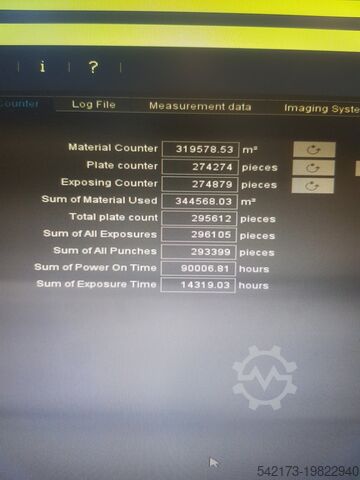 Belichtingsunit voor plaat- en vormafbeeldingen. Heidelberg Suprasetter 145