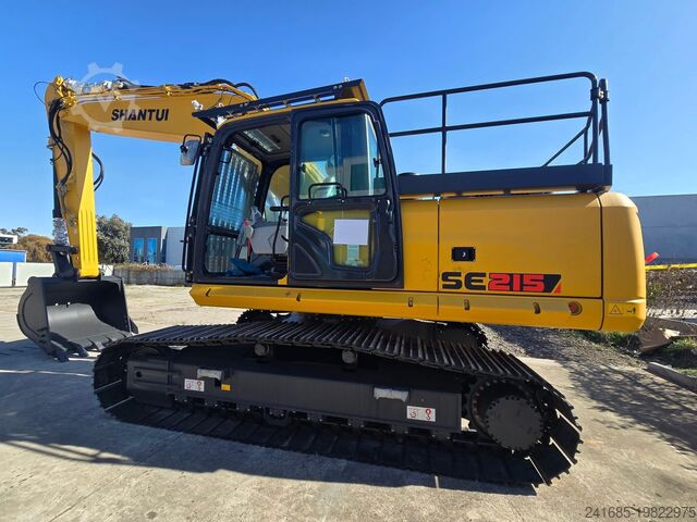 Graafmachine op rupsbanden SHANTUI SE215 23,8t Komatsu Volvo CAT Doosan JCB