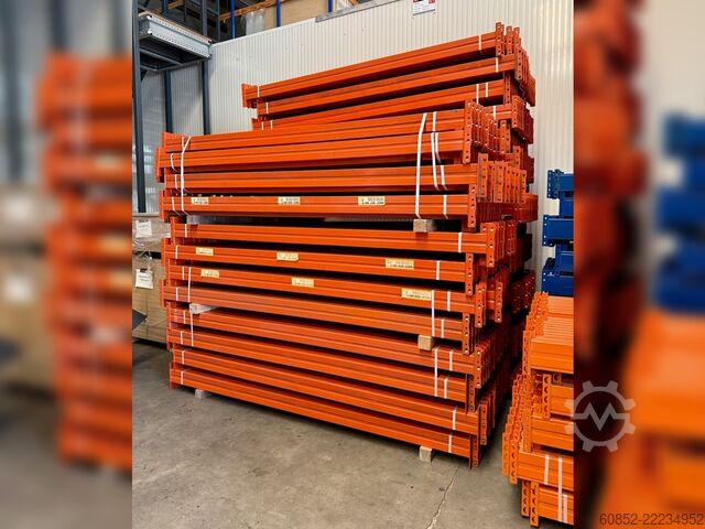 Estanterías de carga pesada, estanterías para palets, estanterías de gran altura META Multipal Traverse 270 x 12 x 5 cm inkl. Sicherungsstifte , bis zu 3000 kg