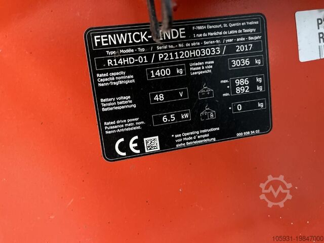 Ajunge la camion Linde R14HD-01