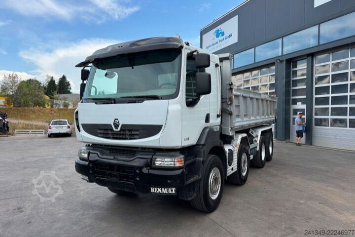 Kipper LKW RENAULT Kerax 520 8x4 Stahlkipper 2 Seiten