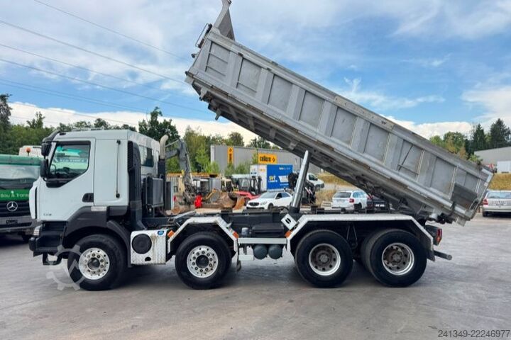 Kipper LKW RENAULT Kerax 520 8x4 Stahlkipper 2 Seiten