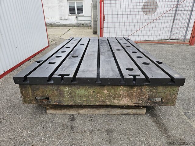 T-Nuten-Spanntisch, Maschinenbett  