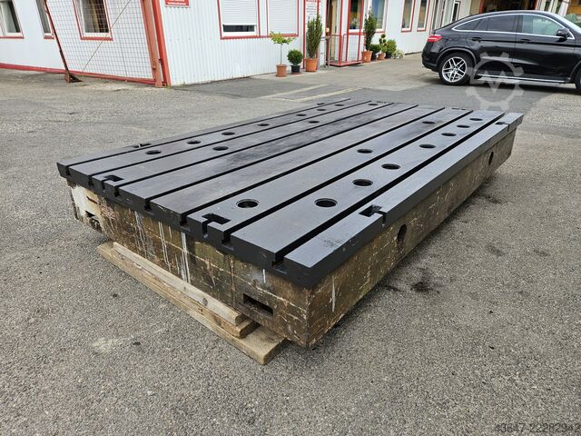 T-Nuten-Spanntisch, Maschinenbett  