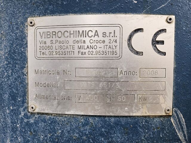 Máquina desbarbadora de perfiles Vibrochimica VBTS 651/3