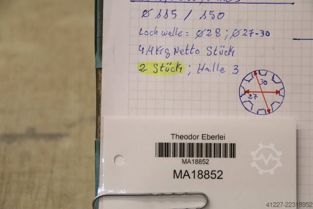 Spojnica vilice unbekannt Wellen  Ø 28 mm / Ø 30/27 mm