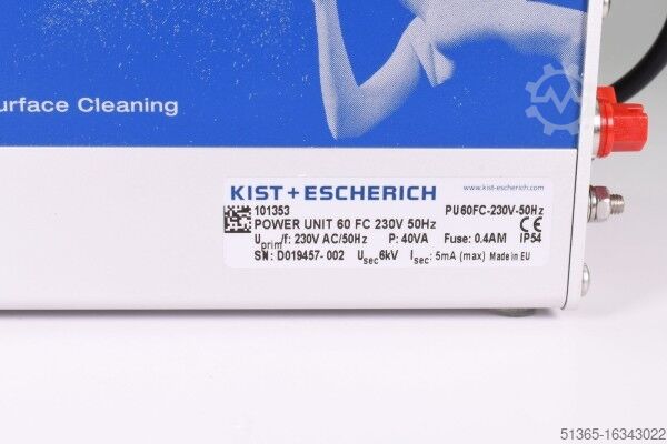 Hoogspanningsvoedingseenheid 60 FC Kist + Escherich 101353
