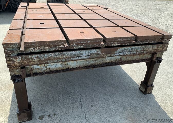 Gietijzeren bed Taque fonte rainurée - Floor Plate 2300 x 1900 x 200 mm