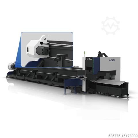 Laserschneidmaschine HSG LASER TX 3+1chucks tube laser cutting machine