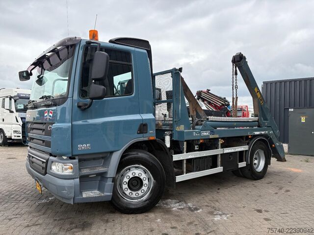 Containertransport (portaalarmsysteem) DAF CF 75.250 + HYVA PORTAAL ARM SYSTEEM + EURO 5 +...