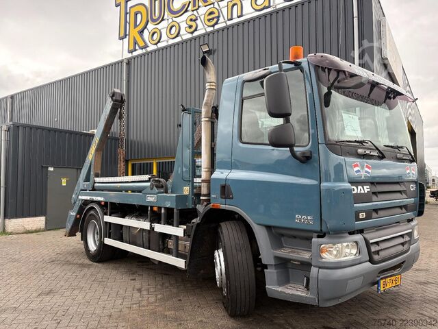 Containertransport (portaalarmsysteem) DAF CF 75.250 + HYVA PORTAAL ARM SYSTEEM + EURO 5 +...