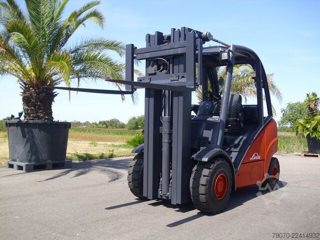 Viljuškar sa prednjim utovarivačem Linde H35D-X393 TRIPLEX - SEITENSCHIEBER - UVV