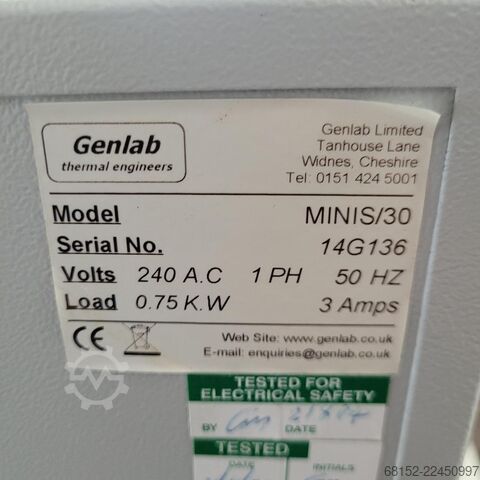 Incubatrice da laboratorio Genlab MINIS/30 Genlab MINIS/30