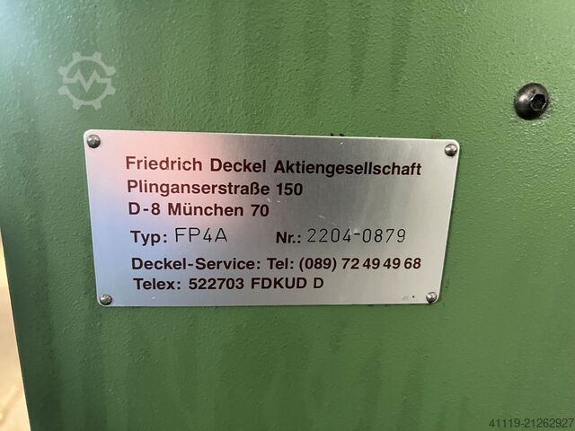 Fraiseuse Deckel FP4A  