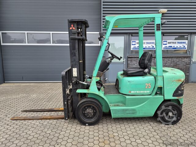 Gaffeltruck Mitsubishi FD25K, 2.5ton, S4S Diesel Engine