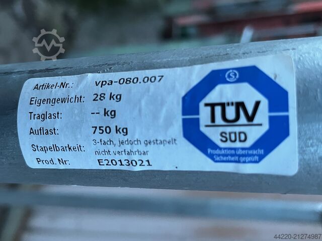Palettenaufsatz Variofit Typ 65