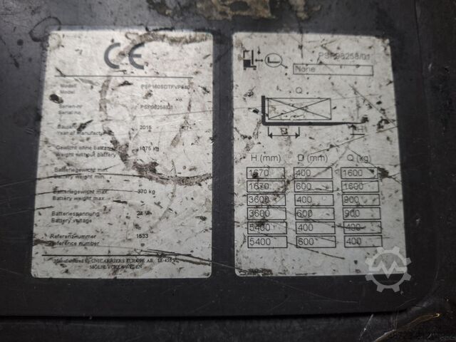 Laagheffende palletwagen Unicarrier PSP 160