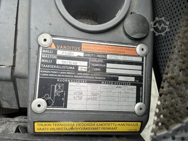 LPG -gaffeltruckar Mitsubishi FG18N