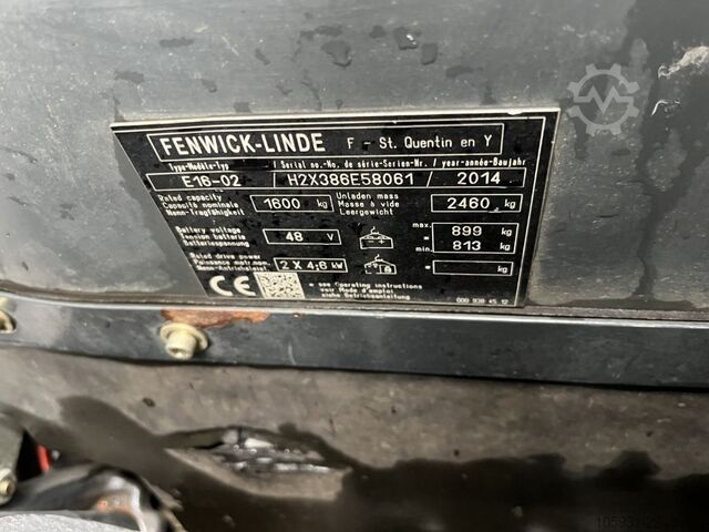 Elektromos háromkerekű targonca Linde E16-02