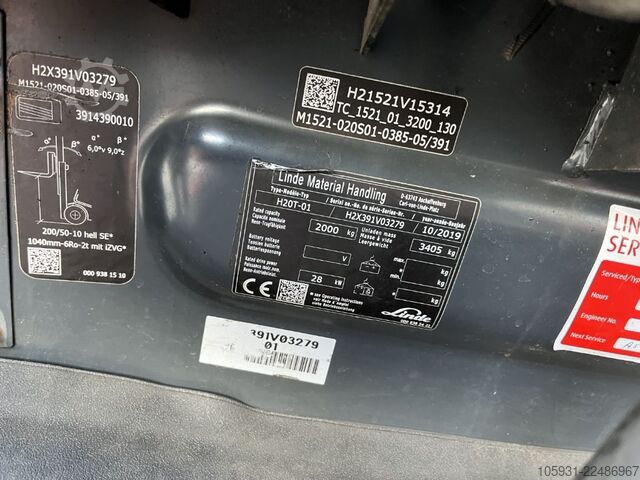LPG targoncák Linde H20T-01