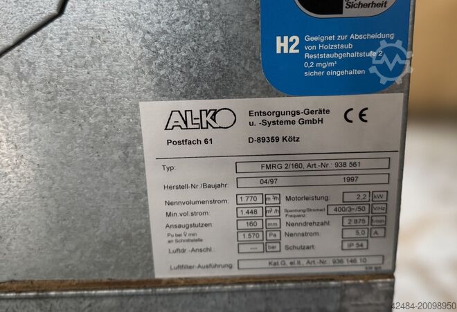 Mobiele stofzuiger AL-KO FMRG 160