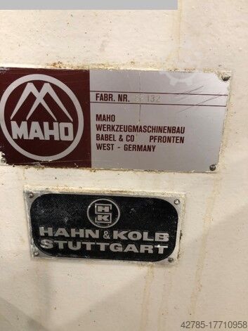Universal Milling Machine MAHO MH 500 C (CNC)