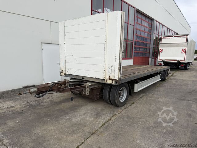 Åben trailer Fliegl ZPS180  2 Achs Jumbo-Plato- Anhänger