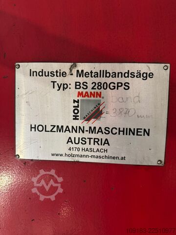 Metalna tračna testera Holzmann BS 280GPS Holzmann BS 280 GPS