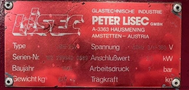 Szigetelőüveg-gyártó gép Lisec LBH-25V