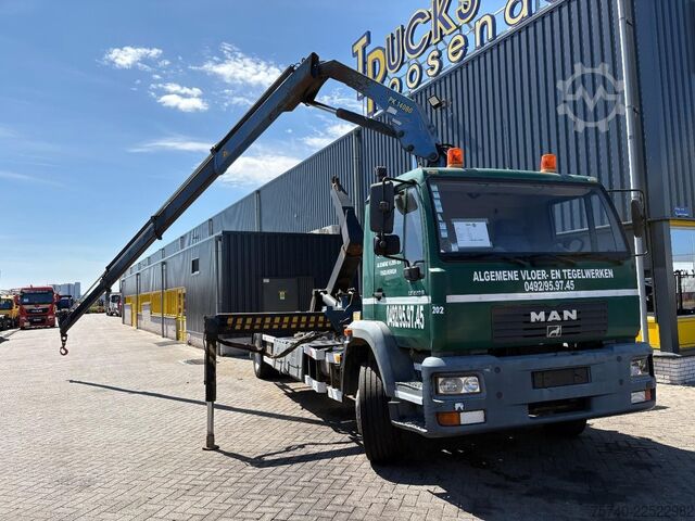  MAN LE 220 B + PALFINGER PK 14080 - 3X EXT + HAAKAR...