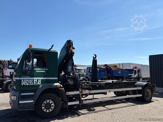 Camion cu macara MAN LE 220 B + PALFINGER PK 14080 - 3X EXT + HAAKAR...