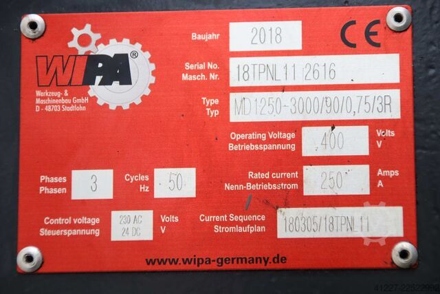  WIPA MD 1250-3000/90/0,75/3R
