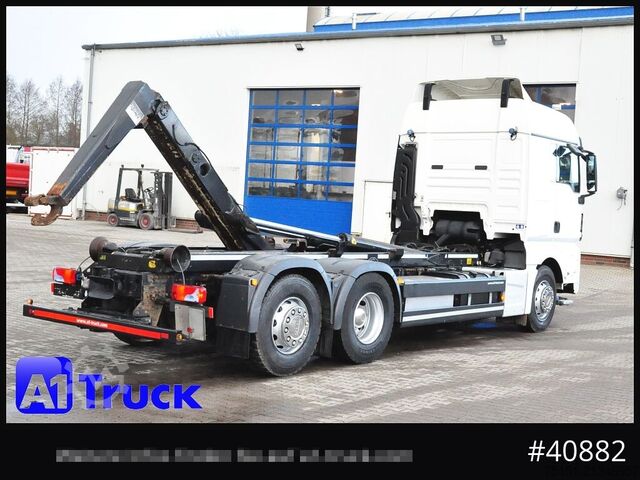 Φορτηγό γερανός roll-off MAN TGX 26,400 BL Meiller Funk, Lenkachse,