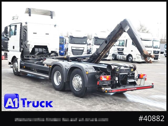 Φορτηγό γερανός roll-off MAN TGX 26,400 BL Meiller Funk, Lenkachse,