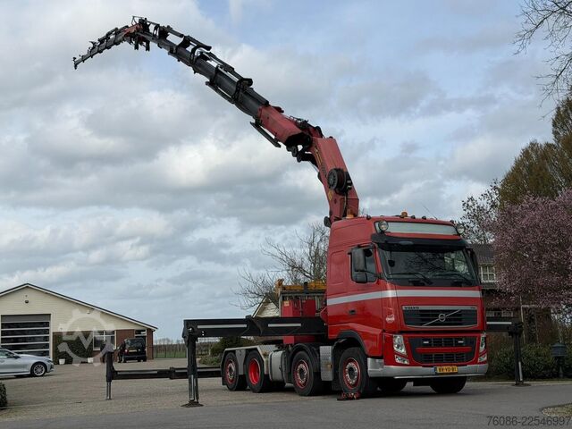 Estándar-SZM Volvo FH 8x2 KRAAN PALFINGER 74tm/Flyjib /LIER/WINCH!...