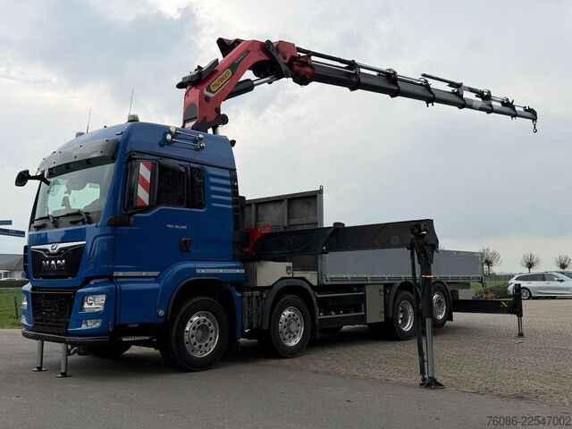 Camião-grua MAN TGS 35.510 8x2!!EURO 6 PALFINGER 58002 TEC LIER...