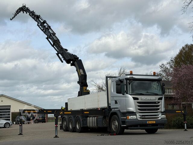 Camión grúa Scania G450 8x4 triple, PALFINGER PK92002 (92tm) FLYJI...