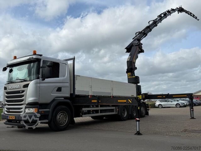 Camión grúa Scania G450 8x4 triple, PALFINGER PK92002 (92tm) FLYJI...