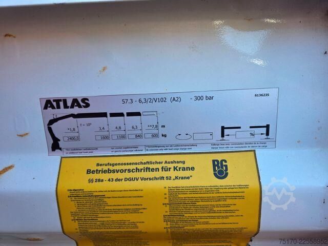 Wywrotka Mitsubishi Fuso Canter 7C18 KK Atlas 57.3RC-A2 Funk AHK