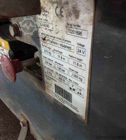 Hoogwerker knikmachines Skyjack SJ III 4740 Elektro 13,80 m