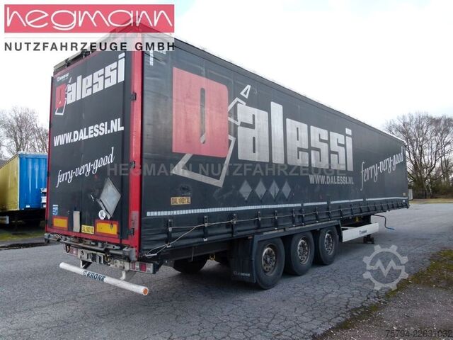 Semi-reboque aberto com lona KRONE SDP 27, , Scheibe, 335.102 km, LASI Code XL, SAF