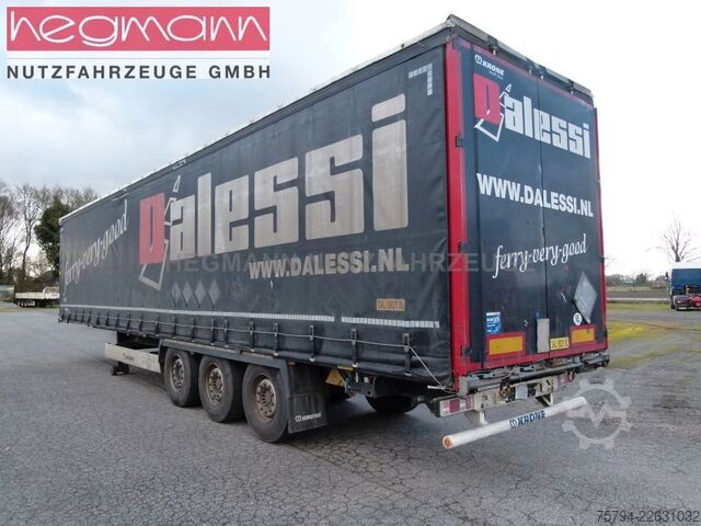 Semi-reboque aberto com lona KRONE SDP 27, , Scheibe, 335.102 km, LASI Code XL, SAF