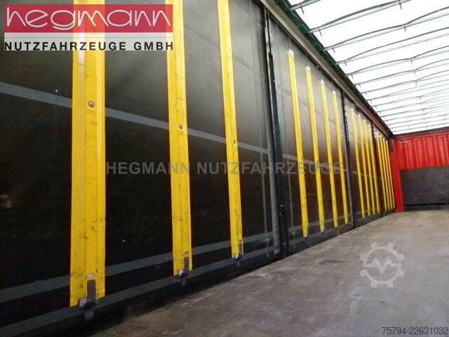 Semi-reboque aberto com lona KRONE SDP 27, , Scheibe, 335.102 km, LASI Code XL, SAF