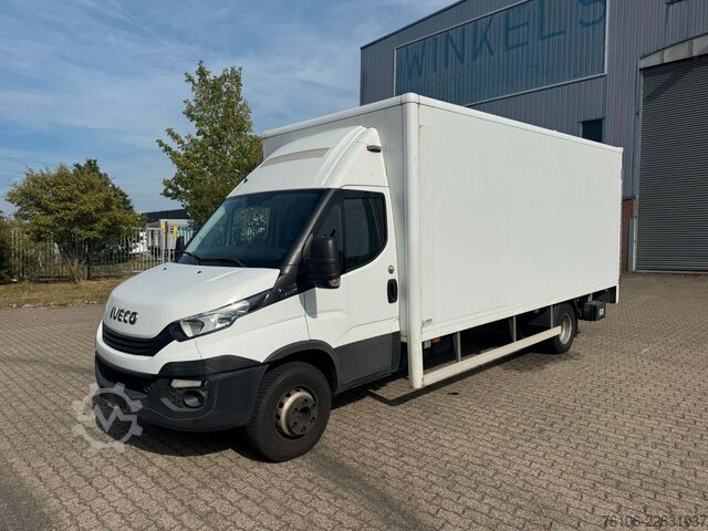 Dobozos furgon IVECO Daily 70C18 Hi-Matic Koffer mit Ladebordwand