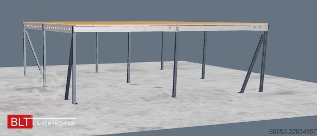 Plataforma de armazenamento 10x10m Lagerbühne , Belastung : 500kg/qm Unterkante: 3m ,ca. 100qm , Systembühne