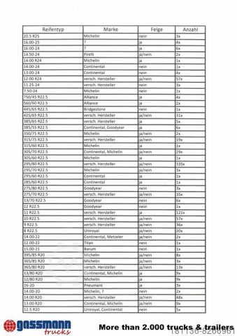 Poljoprivredna mašina  verschiedene Reifen 17,5 bis 24 Zoll, ca. 1.000