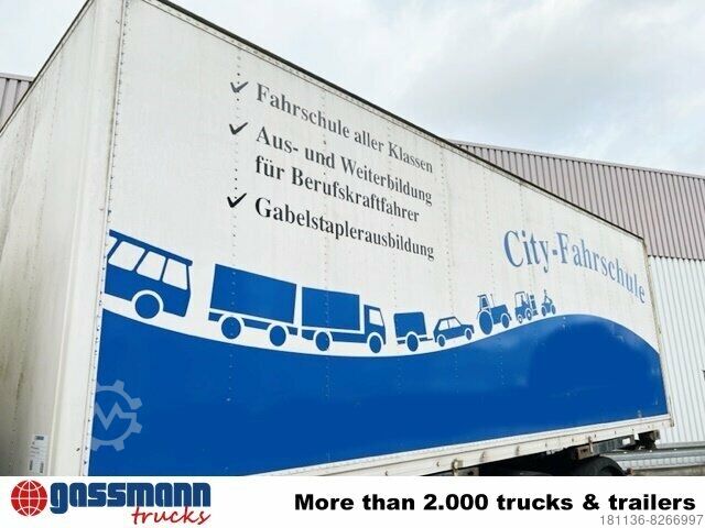 Wechselfahrgestell LKW Spier Wechselbrücke Koffer, Ex-Fahrschule